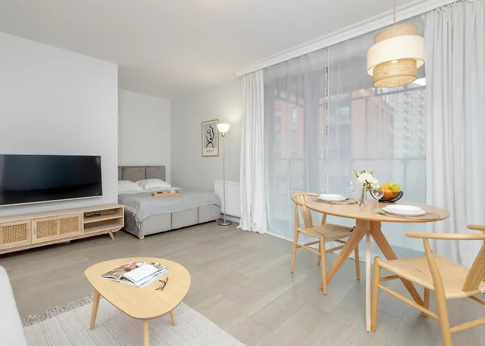 Woodicapart Studio With Balcony In Gdansk By Noclegi Renters