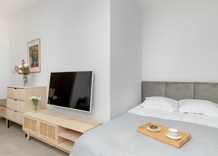 Woodicapart Studio With Balcony In Gdansk By Noclegi Renters